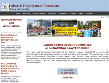 Tablet Screenshot of nlg-laboremploy-comm.org